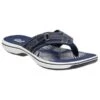 CLARKS Women's Breeze Sea Flip-Flops, Navy -Women Activewear 2026343 402 main