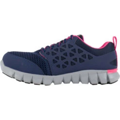 REEBOK WORK Women's Sublite Cushion Work Alloy Toe Athletic Oxford Sneakers, Navy/Pink 9 REEBOK WORK Women's Sublite Cushion Work Alloy Toe Athletic Oxford Sneakers, Navy/Pink -Women Activewear 2047777 402 alt2