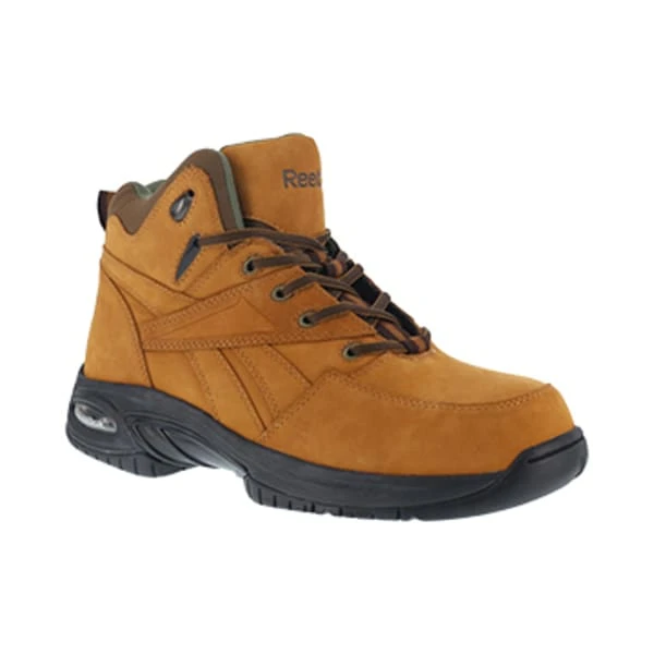 REEBOK WORK Women's Tyak Composite Toe Classic Performance Hi Top Athletic Hiker, Golden Tan 3 REEBOK WORK Women's Tyak Composite Toe Classic Performance Hi Top Athletic Hiker, Golden Tan