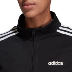 ADIDAS Women's Essentials 3-Stripes Tricot Jacket -Women Activewear 2060765 001 alt6