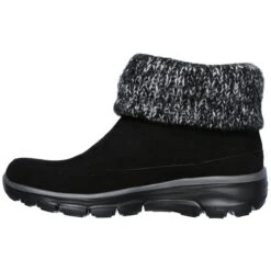 SKECHERS Women's Easy Going Heighten Fold Over Knit Collar Bootie 10 SKECHERS Women's Easy Going Heighten Fold Over Knit Collar Bootie -Women Activewear 2061762 001 alt2