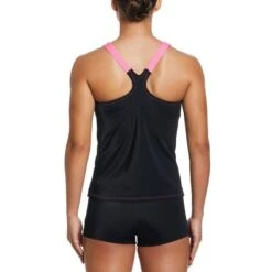 NIKE Women's Surge Powerback Tankini Swimsuit 9 NIKE Women's Surge Powerback Tankini Swimsuit -Women Activewear 2065419 630 alt1