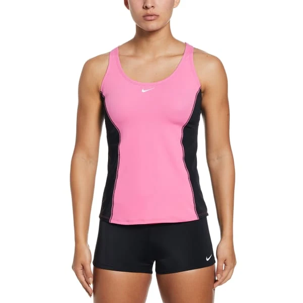 NIKE Women's Surge Powerback Tankini Swimsuit 3 NIKE Women's Surge Powerback Tankini Swimsuit