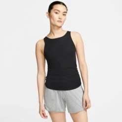 NIKE Women's Yoga Ruche Tank -Women Activewear 2068182 001 alt2