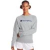 CHAMPION Women's Powerblend Fleece Boyfriend Crew -Women Activewear 2070038 004 main