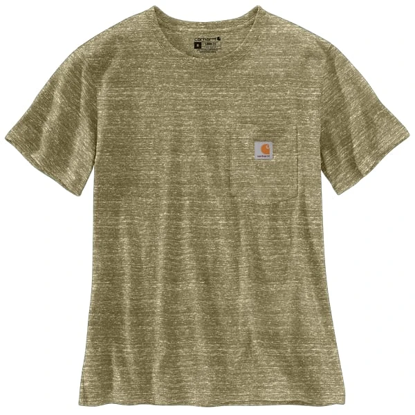 CARHARTT Women's Loose Fit Heavyweight Short Sleeve Pocket Tee 3 CARHARTT Women's Loose Fit Heavyweight Short Sleeve Pocket Tee