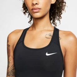NIKE Women's Medium-Support Non-Padded Dri-FIT Sports Bra 13 NIKE Women's Medium-Support Non-Padded Dri-FIT Sports Bra -Women Activewear 2072471 001 alt4