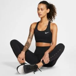NIKE Women's Medium-Support Non-Padded Dri-FIT Sports Bra 15 NIKE Women's Medium-Support Non-Padded Dri-FIT Sports Bra -Women Activewear 2072471 001 alt6