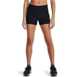UNDER ARMOUR Women's HeatGear Mid Rise Shorty 9 UNDER ARMOUR Women's HeatGear Mid Rise Shorty -Women Activewear 2072966 001 alt2