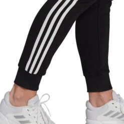 ADIDAS Women's Essential 3-Stripe Pants -Women Activewear 2074490 001 alt5
