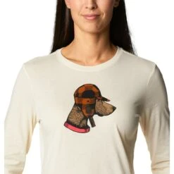 COLUMBIA Women's Hidden Haven Long Sleeve Tee -Women Activewear 2074823 102 alt4