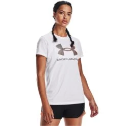 UNDER ARMOUR Women's UA Sportstyle Short Sleeve Graphic Tee -Women Activewear 2075004 101 alt2