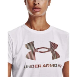 UNDER ARMOUR Women's UA Sportstyle Short Sleeve Graphic Tee -Women Activewear 2075004 101 alt4