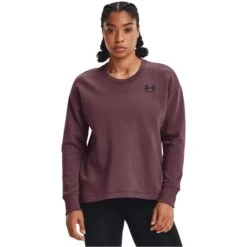 UNDER ARMOUR Women's UA Rival Fleece Oversized Crew -Women Activewear 2075134 503 alt2