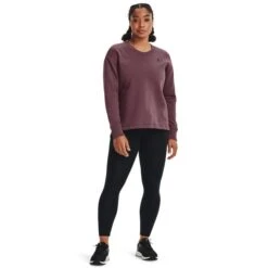 UNDER ARMOUR Women's UA Rival Fleece Oversized Crew -Women Activewear 2075134 503 alt5