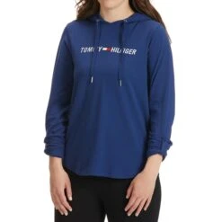 TOMMY HILFIGER SPORT Women's Roll-Up Sleeve Hoodie