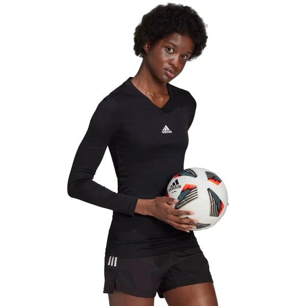 ADIDAS Women's Team Base Long Sleeve Soccer Tee 6 ADIDAS Women's Team Base Long Sleeve Soccer Tee - Image 4