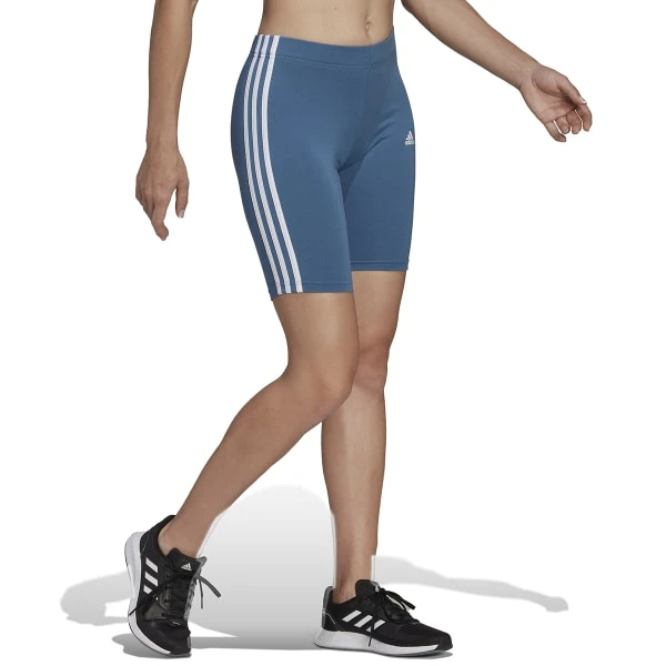 ADIDAS Women's Essentials 3-Stripe Bike Shorts 6 ADIDAS Women's Essentials 3-Stripe Bike Shorts - Image 4