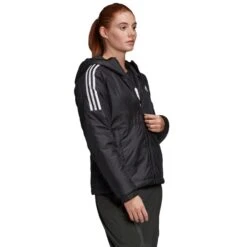 ADIDAS Women's Essentials Insulated Hoodie Jacket 16 ADIDAS Women's Essentials Insulated Hoodie Jacket -Women Activewear 2076800 001 alt5