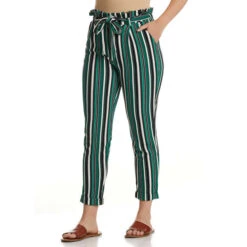 ALMOST FAMOUS Women's Knit Striped Pants -Women Activewear 2076910 308 alt2