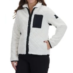 Calvin Klein Performance CALVIN KLEIN Women's Quilted Zip Front Jacket -Women Activewear 2077843 105 alt2