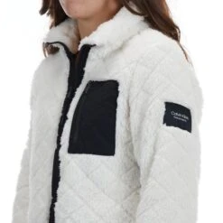 Calvin Klein Performance CALVIN KLEIN Women's Quilted Zip Front Jacket -Women Activewear 2077843 105 alt3