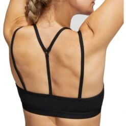 ADIDAS Women's Yoga Essentials Light Support Sports Bra -Women Activewear 2077972 001 alt6