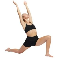 ADIDAS Women's Yoga Essentials Light Support Sports Bra -Women Activewear 2077972 001 alt8