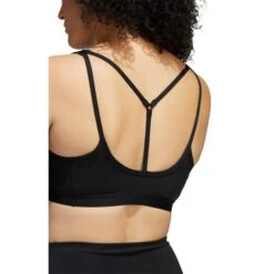 ADIDAS Women's Yoga Essentials Medium Impact Sports Bra -Women Activewear 2077973 001 alt6