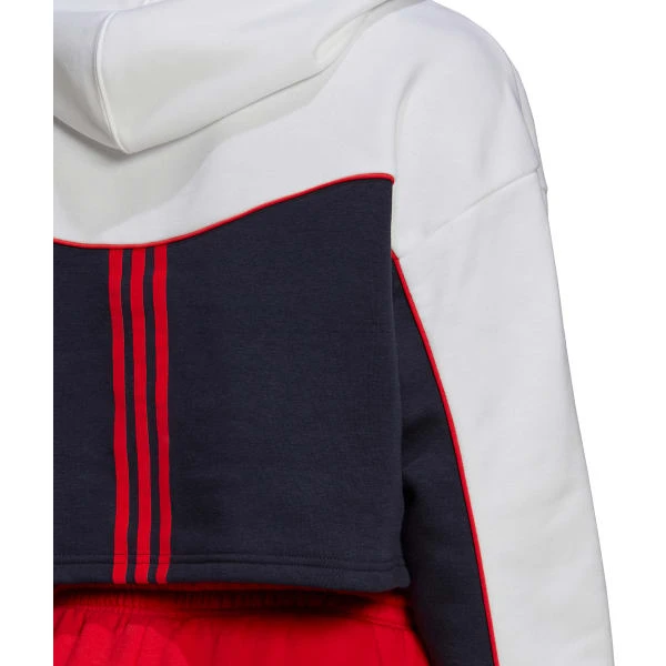 ADIDAS Women's Essentials Colorblock 3-Stripe Hoodie 9 ADIDAS Women's Essentials Colorblock 3-Stripe Hoodie - Image 7