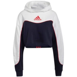 ADIDAS Women's Essentials Colorblock 3-Stripe Hoodie