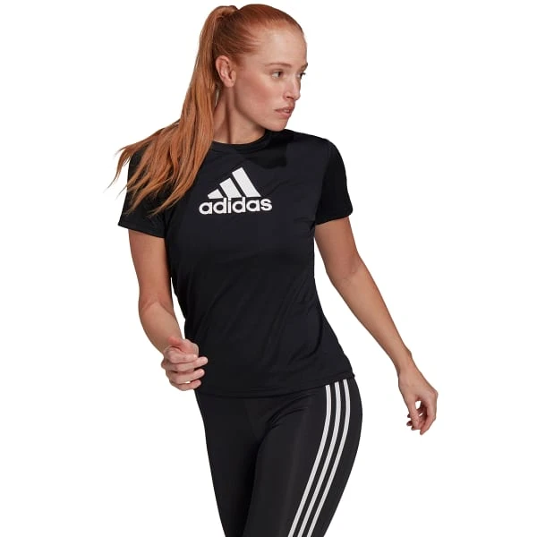 ADIDAS Women's Primeblue Designed To Move Short Sleeve Sport Tee 4 ADIDAS Women's Primeblue Designed To Move Short Sleeve Sport Tee - Image 2