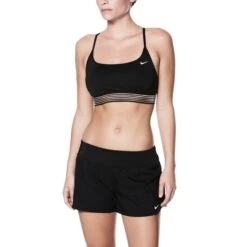 NIKE Women's Element Swim Board Shorts -Women Activewear 2079054 001 alt3