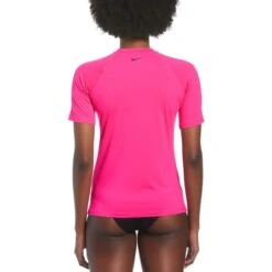 NIKE Women's Short-Sleeve Hydroguard Shirt 6 NIKE Women's Short-Sleeve Hydroguard Shirt -Women Activewear 2079100 607 alt1
