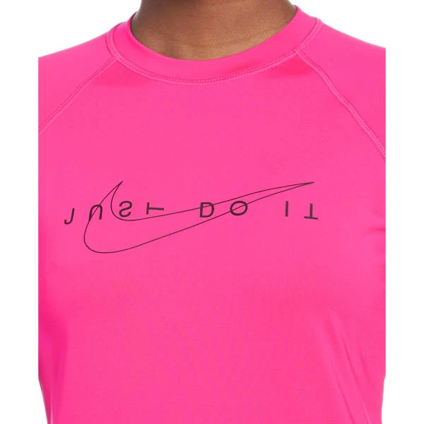 NIKE Women's Short-Sleeve Hydroguard Shirt 5 NIKE Women's Short-Sleeve Hydroguard Shirt - Image 3
