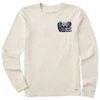 LIFE IS GOOD Women's Freestyle Crusher-Lite Long Sleeve Graphic Tee