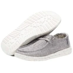 HEY DUDE Women's Wendy Linen Shoes -Women Activewear 2081442 004 alt2