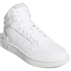 ADIDAS Women's Hoops 3.0 Mid Classic Shoes -Women Activewear 2081683 101 alt2