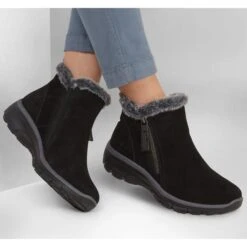 SKECHERS Women's Relaxed Fit: Easy Going - High Zip Boots -Women Activewear 2082036 001 alt5