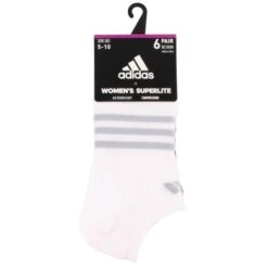 ADIDAS Women's Superlite No Show Socks, 6 Pack -Women Activewear 2082051 101 alt6