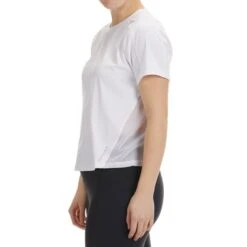 SPYDER Women's Short Sleeve Crop Tee W/ Back Opening & Mesh Insert -Women Activewear 2082480 101 alt2