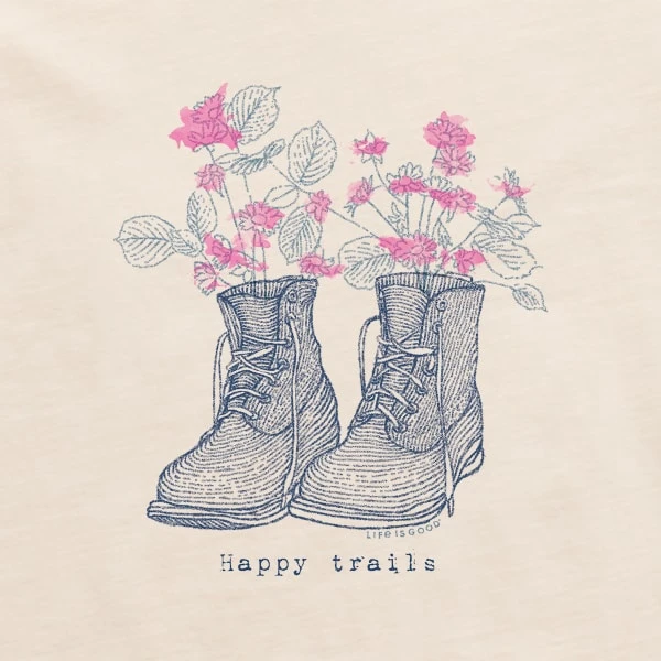 LIFE IS GOOD Women's Happy Trails Short-Sleeve Crusher Tee 4 LIFE IS GOOD Women's Happy Trails Short-Sleeve Crusher Tee - Image 2