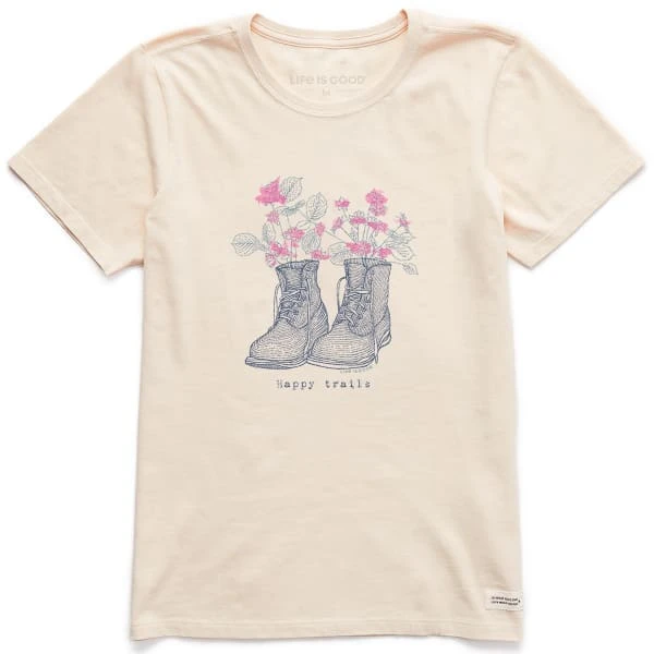 LIFE IS GOOD Women's Happy Trails Short-Sleeve Crusher Tee 3 LIFE IS GOOD Women's Happy Trails Short-Sleeve Crusher Tee