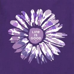 LIFE IS GOOD Women's Daisy Short-Sleeve Tee -Women Activewear 2082664 502 alt1