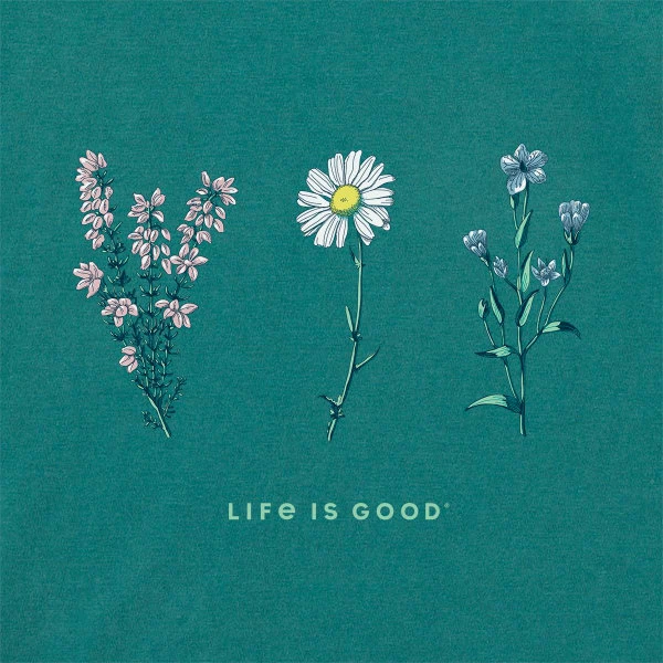 LIFE IS GOOD Women's Wildflowers Snuggle Up Relaxed Sleep Vee 5 LIFE IS GOOD Women's Wildflowers Snuggle Up Relaxed Sleep Vee - Image 3