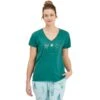 LIFE IS GOOD Women's Wildflowers Snuggle Up Relaxed Sleep Vee -Women Activewear 2082678 308 main