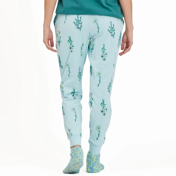 LIFE IS GOOD Women's Wildflowers Snuggle-Up Sleep Joggers 4 LIFE IS GOOD Women's Wildflowers Snuggle-Up Sleep Joggers - Image 2