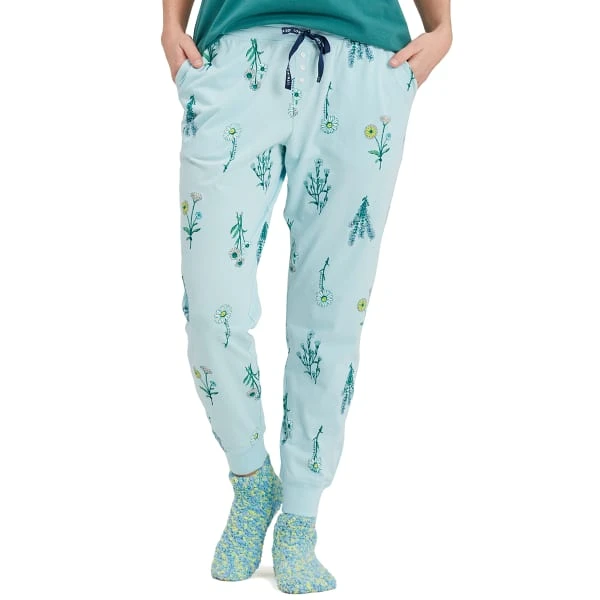LIFE IS GOOD Women's Wildflowers Snuggle-Up Sleep Joggers 3 LIFE IS GOOD Women's Wildflowers Snuggle-Up Sleep Joggers