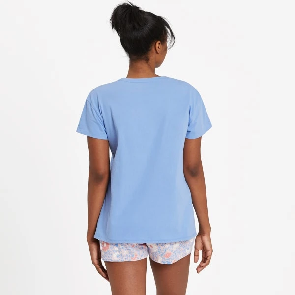 LIFE IS GOOD Women's Wildflower Hike Snuggle Up Relaxed Sleep Vee 4 LIFE IS GOOD Women's Wildflower Hike Snuggle Up Relaxed Sleep Vee - Image 2