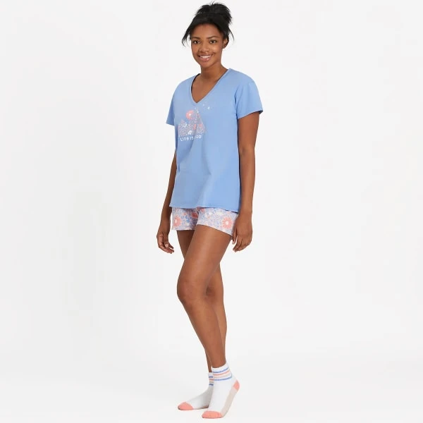 LIFE IS GOOD Women's Wildflower Hike Snuggle Up Relaxed Sleep Vee 6 LIFE IS GOOD Women's Wildflower Hike Snuggle Up Relaxed Sleep Vee - Image 4